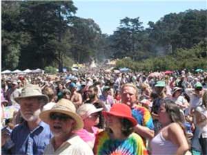 Crowd at Summer of Love celebration